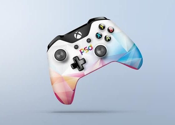 Xbox One Controller Mockup PSD
