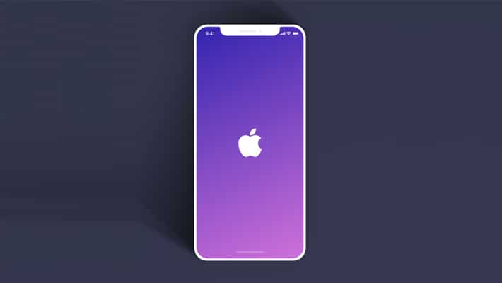 iPhoneX Minimal Clean Mockup