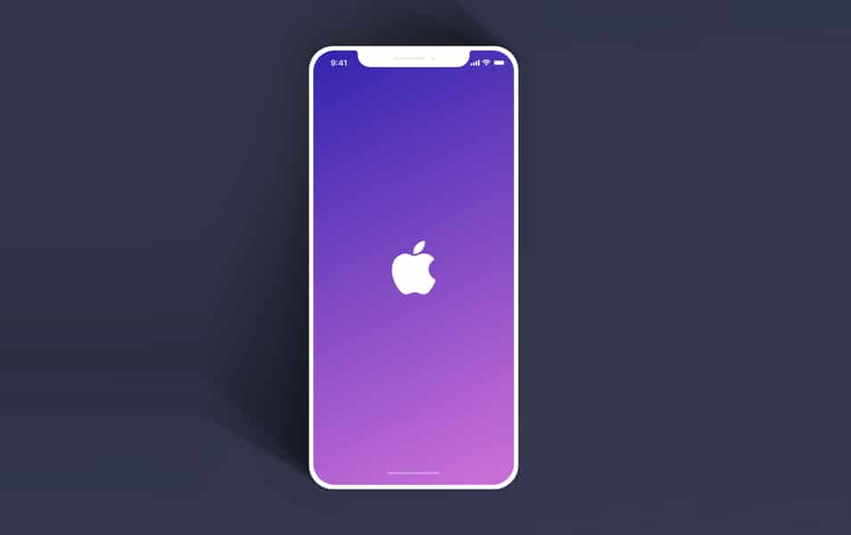 iPhoneX Minimal Clean Mockup