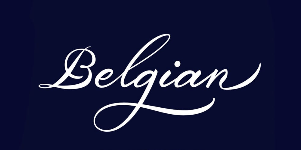 Belgian Signature Font