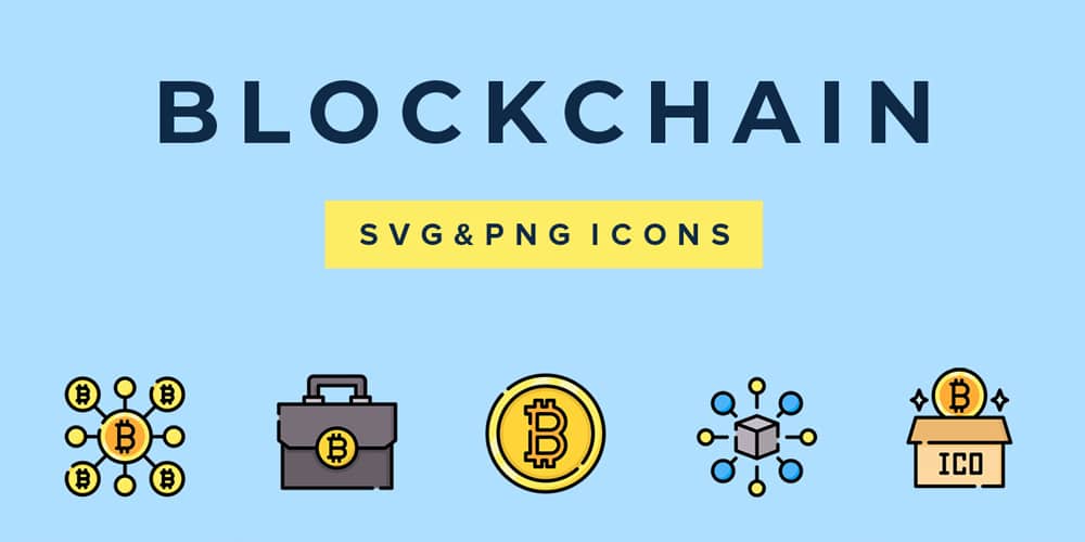 Latest Collection of Free SVG Icons & Illustrations 239 Blockchain Vector Icons