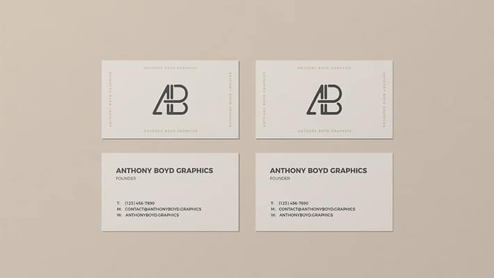 Business Card Mockup