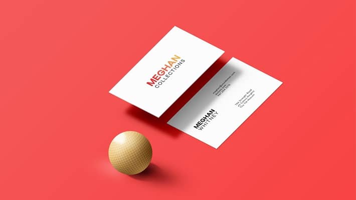 Business Card Mockup PSD