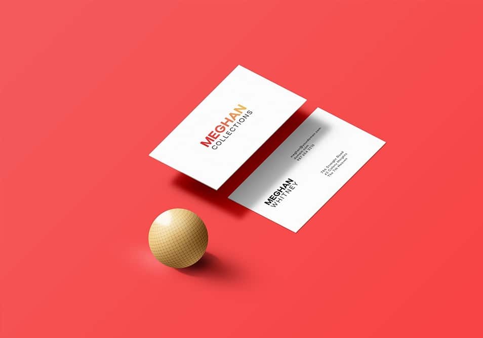 Business Card Mockup PSD