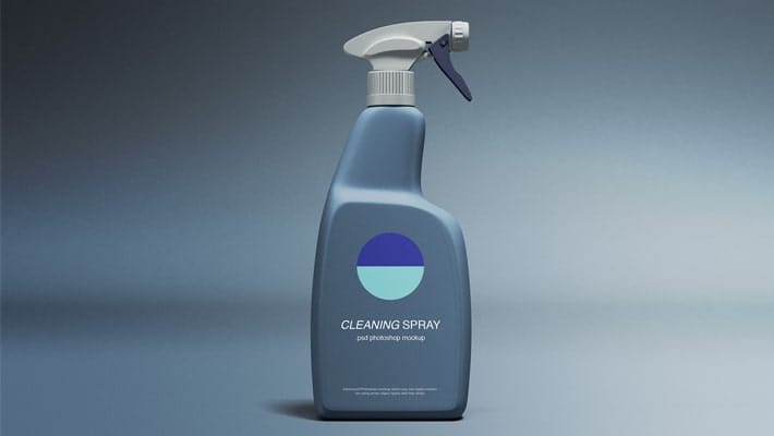 Cleaning Spray Mockup