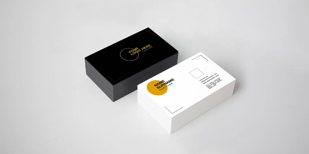 100+ Free Business Card Mockups PSD 203 Corporate Visiting Card Mockup PSD