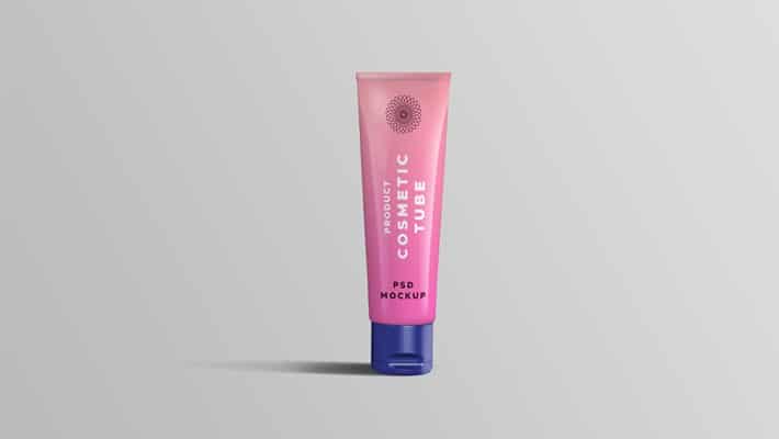 Cosmetic Tube PSD Mockup