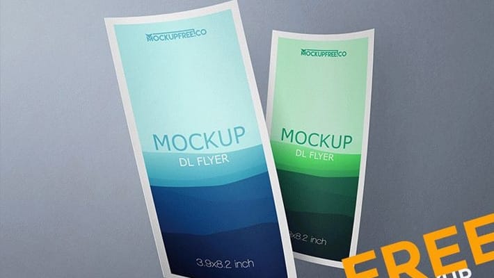 DL Flyer PSD Mockups