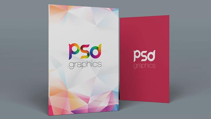 Double Sided A4 Flyer Mockup PSD