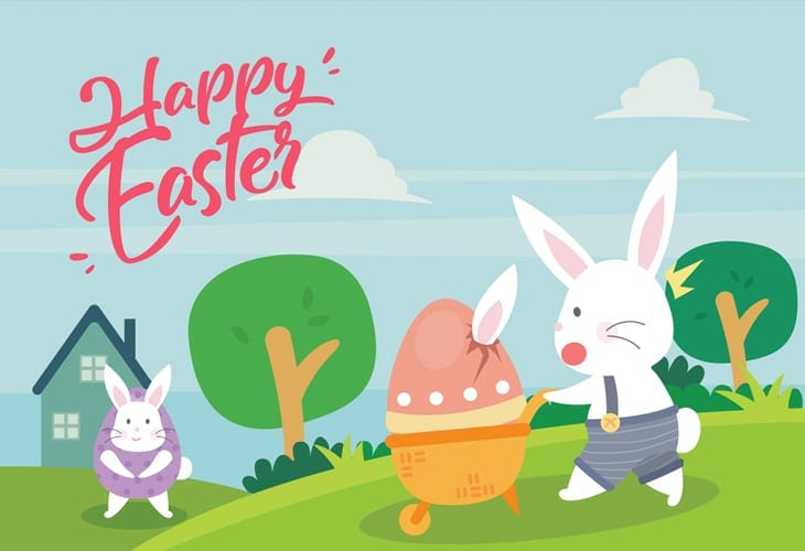 Easter Cartoon Wallpaper 