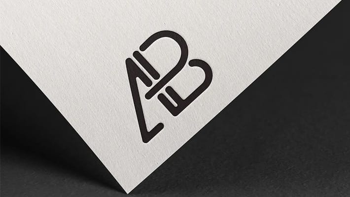 Embossed Logo Mockup