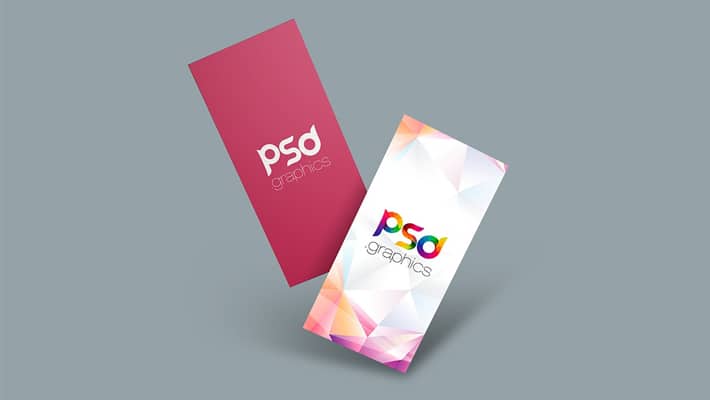 Floating DL Flyer Mockup PSD