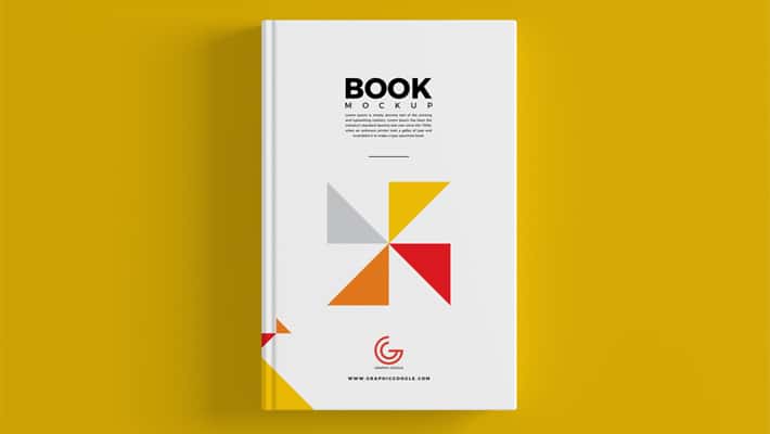 Free Book Cover Mockup PSD