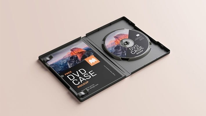 Free DVD Case Mockup