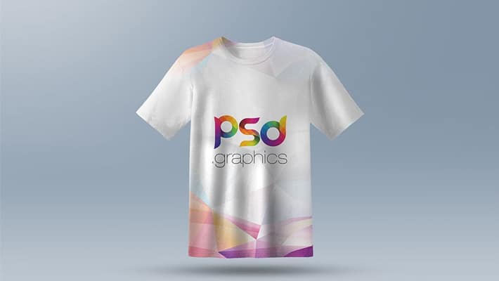 Free Half Sleeves T-Shirt Mockup