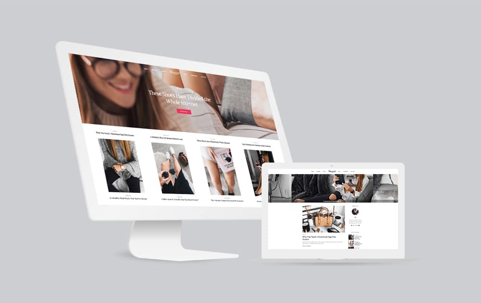 Free Modern iMac & MacBook Air Mockup PSD