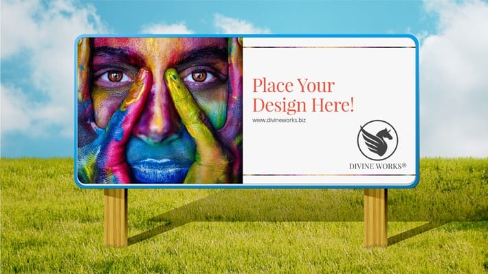 Free Outdoor Hoarding Mockup