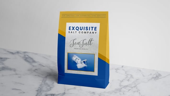 Free Paper Pouch Packaging Mockup PSD