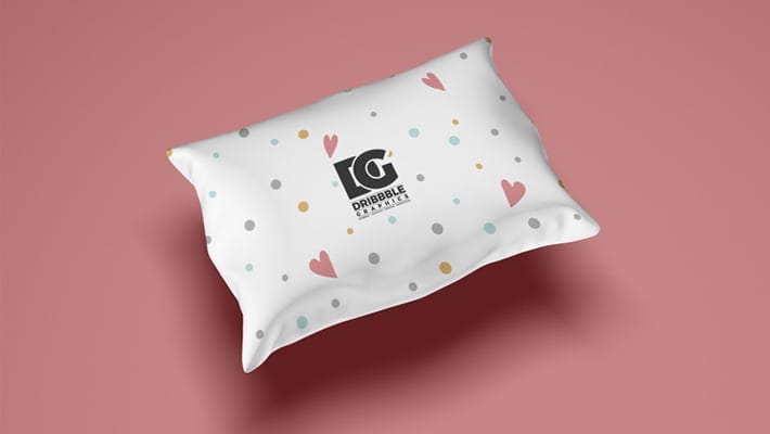 Free Pillow Mockup For Textile Branding in 2019