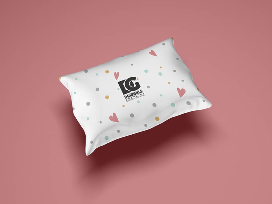 Free Pillow Mockup For Textile Branding in 2019