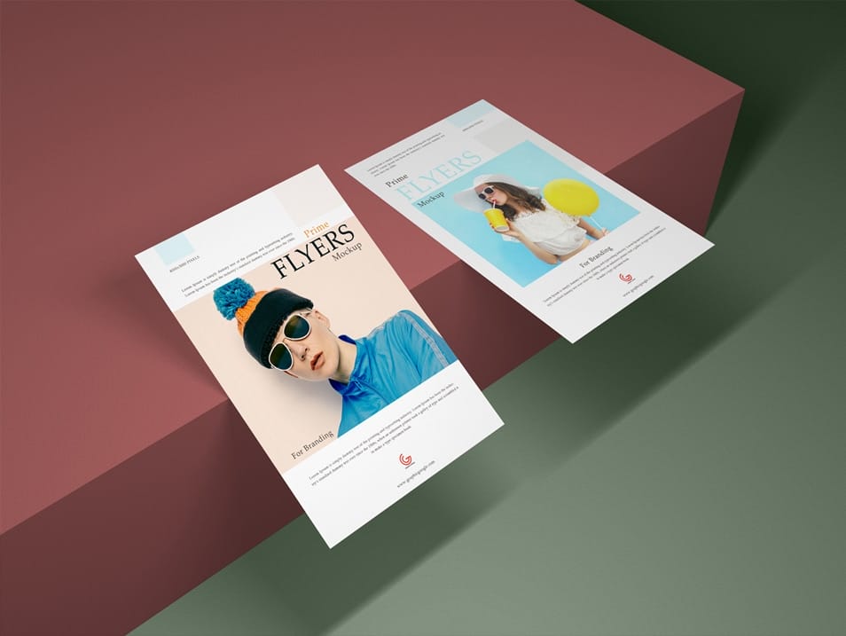 Free Prime Flyer Mockup PSD