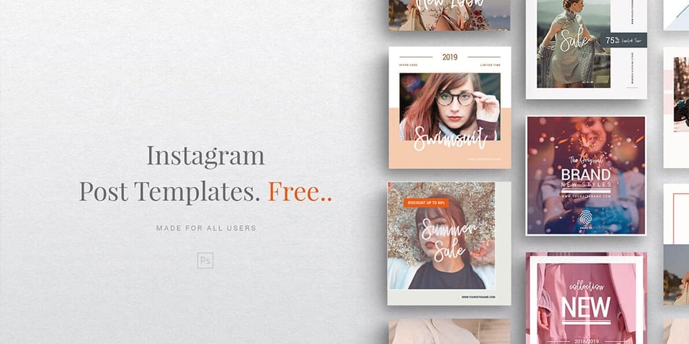 Instagram Fashion Post Template PSD