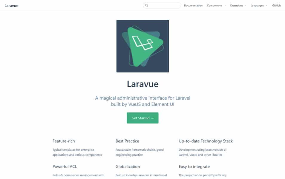 20+ Best Laravel Admin Panel Generators 26 Laravue