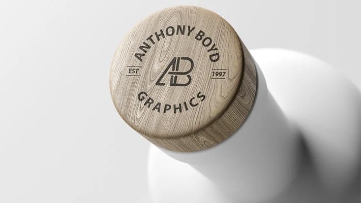Matte Bottle Top Logo Mockup