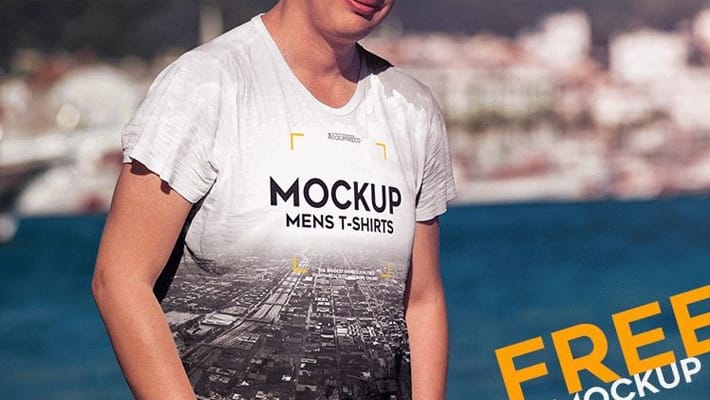 Men’s T-shirt PSD Mockups