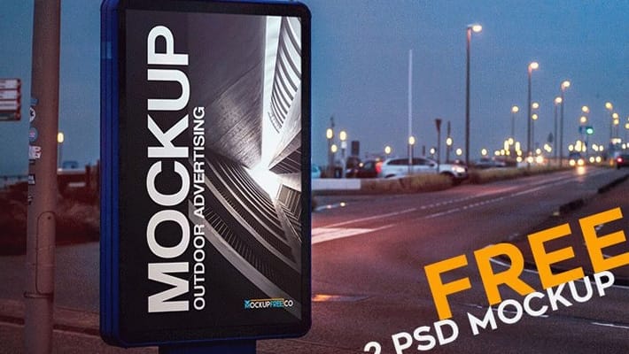 Outdoor Advertising PSD Mockups
