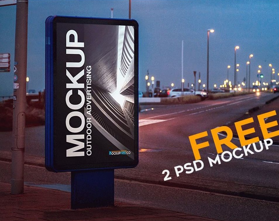 Outdoor Advertising PSD Mockups