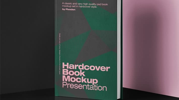 PSD Book Mockup Hardcover