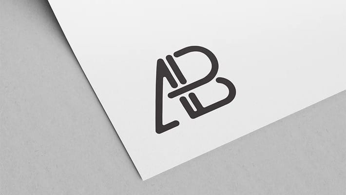 Paper Logo Mockup