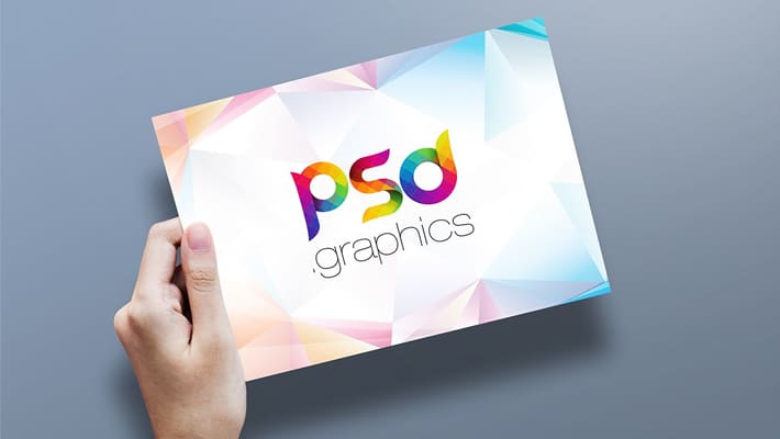 5×7 Postcard Mockup PSD