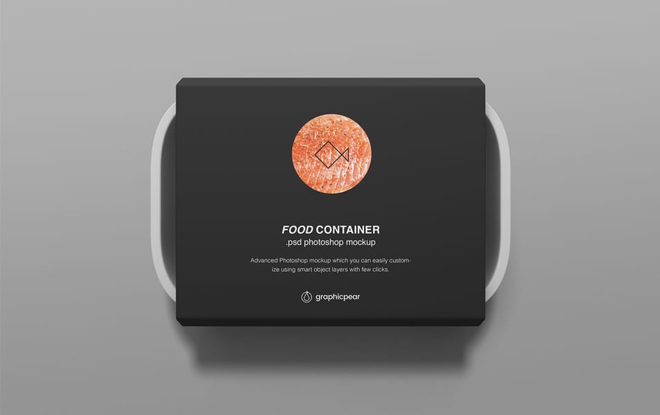 Rectangular Food Container Mockup