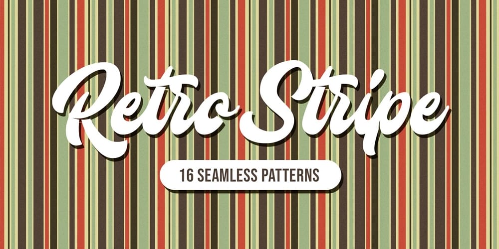 Retro Stripe Seamless Patterns