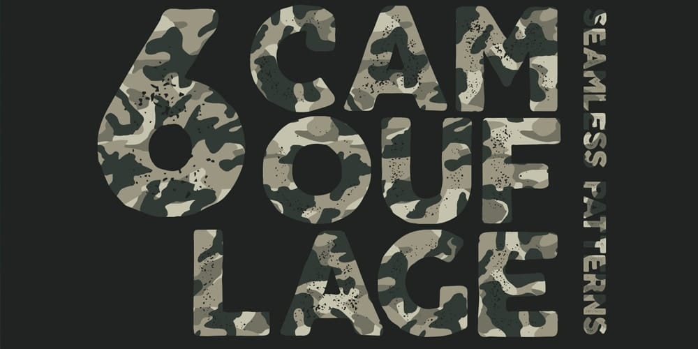 Seamless Vector Camouflage Patterns