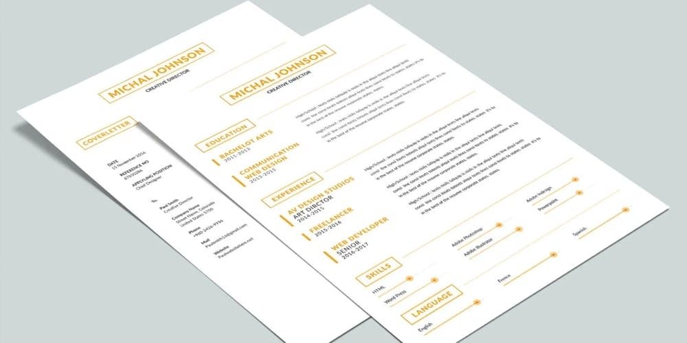Ultimate Collection Of Free Resume Templates » CSS Author