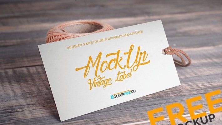 Vintage Label PSD Mockups