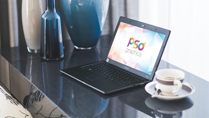 Windows Laptop Mockup PSD