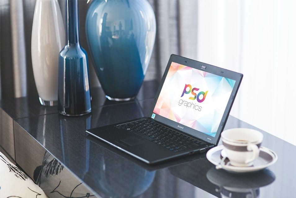 Windows Laptop Mockup PSD