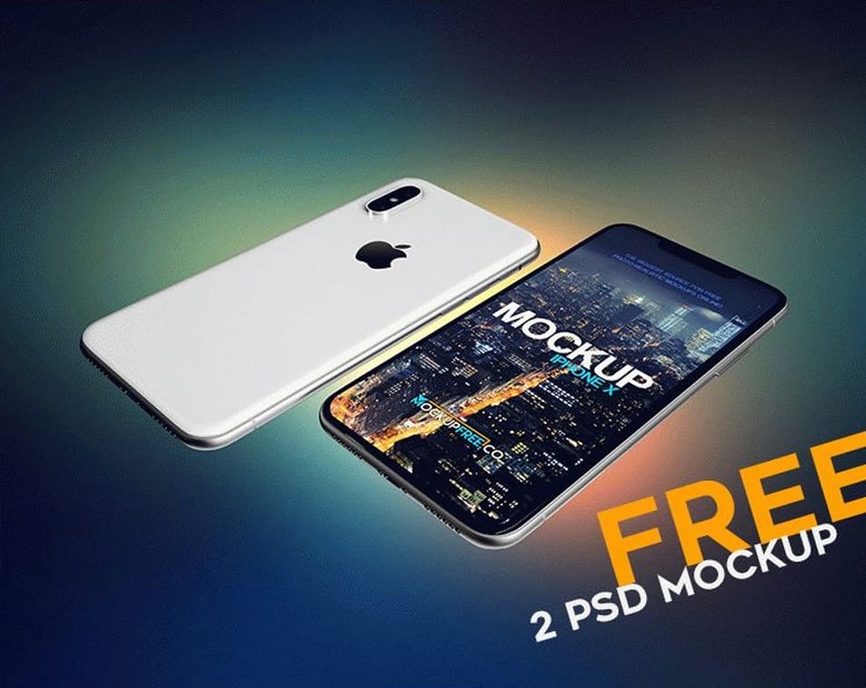 iPhone X PSD Mockups