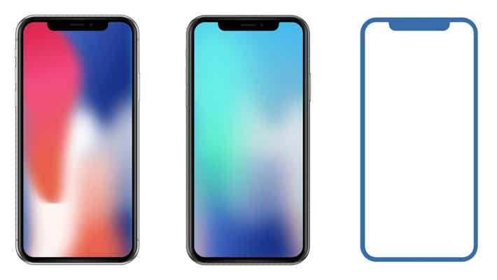 iPhone X Skeuomorphic Mockup