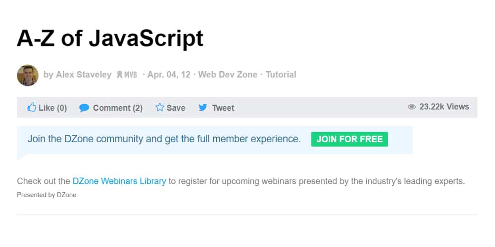 Best Free JavaScript Books 33 A-Z of JavaScript