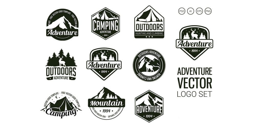 Adventure Logo Set Template