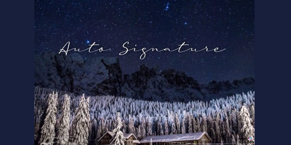 Amazing Free Signature Fonts 71 Auto Signature Font