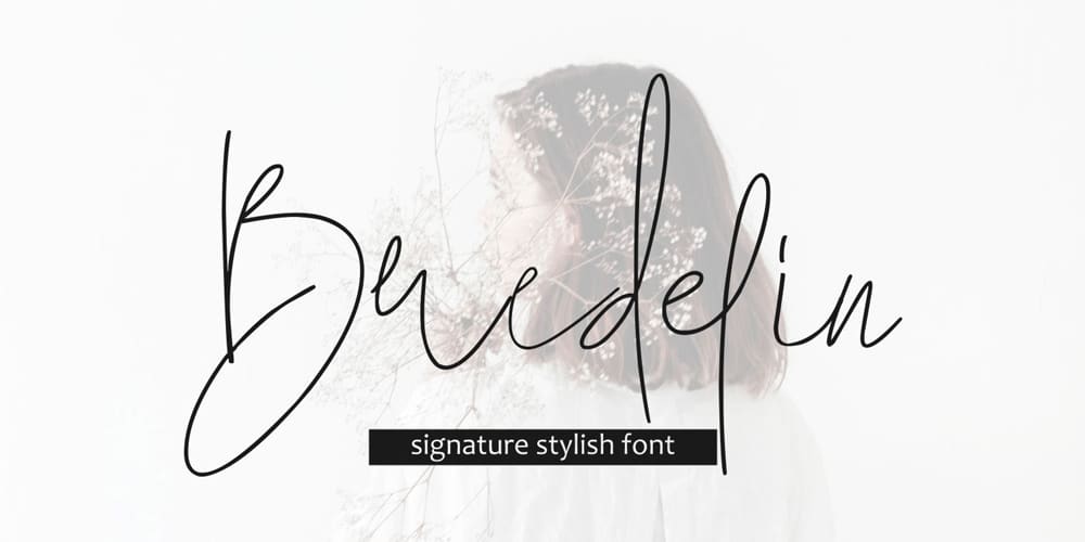 Bredelin Signature Font