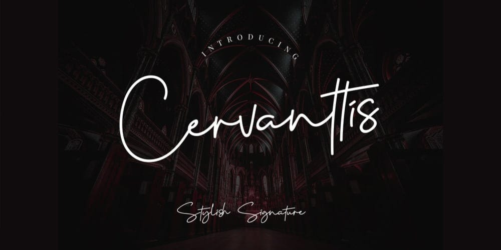 Amazing Free Signature Fonts 55 Cervanttis Signature Script Font