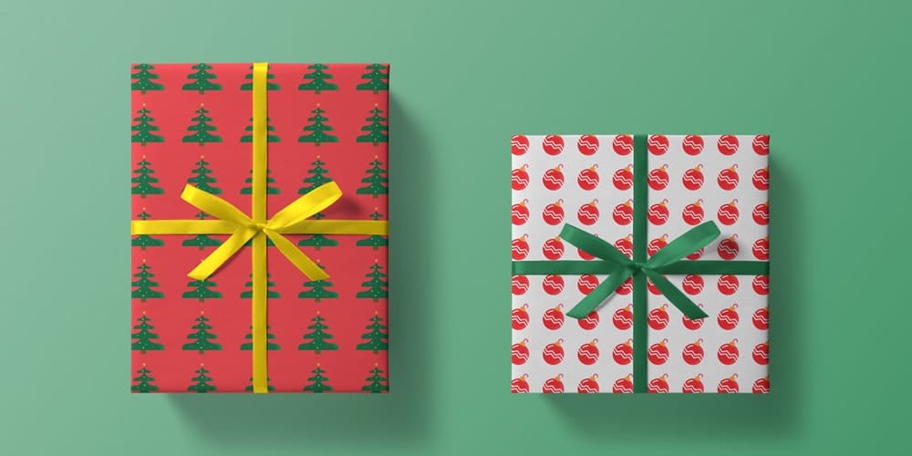 Christmas Box Mockup