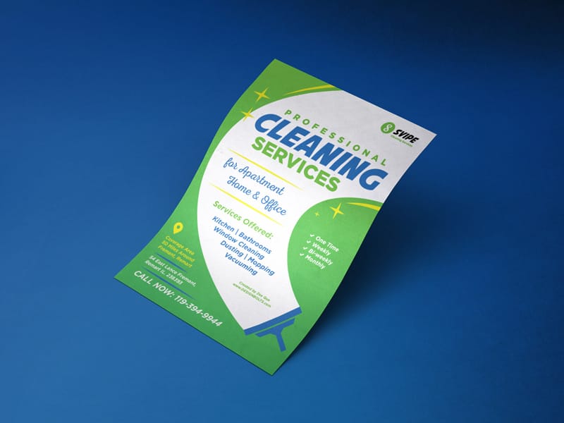 Cleaning Services Flyer Design Template